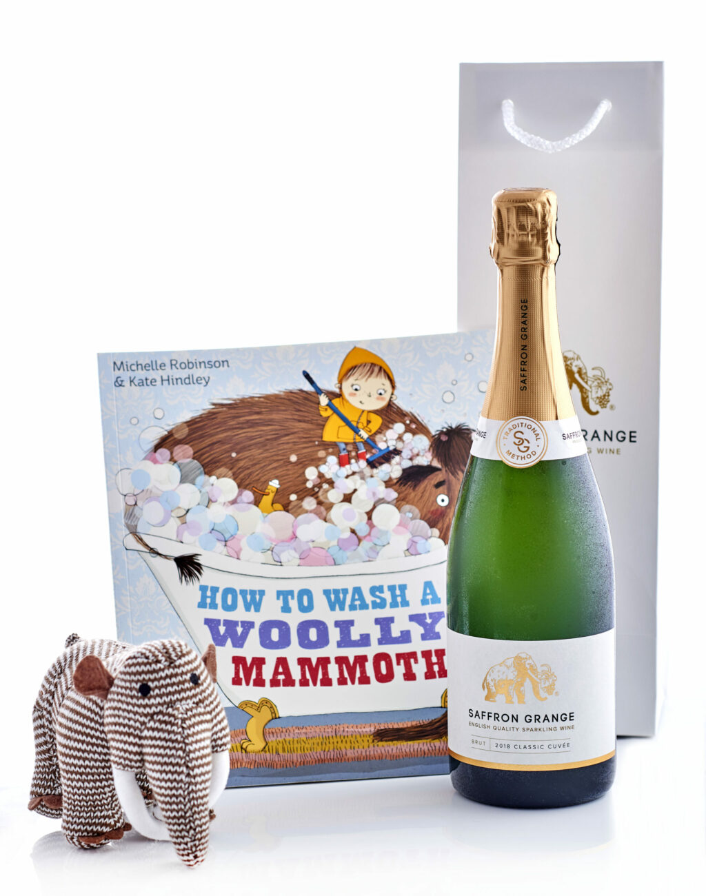 Baby Mammoth Package New baby gift set Saffron Grange Vineyard