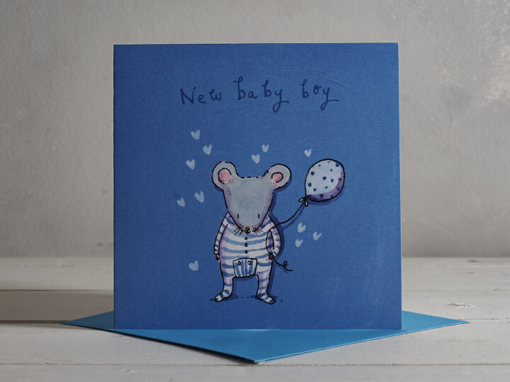 Baby Boy Greetings Card