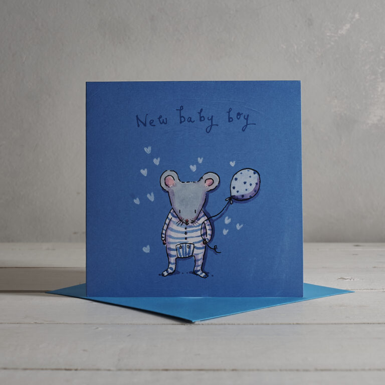 Baby Boy Greetings Card