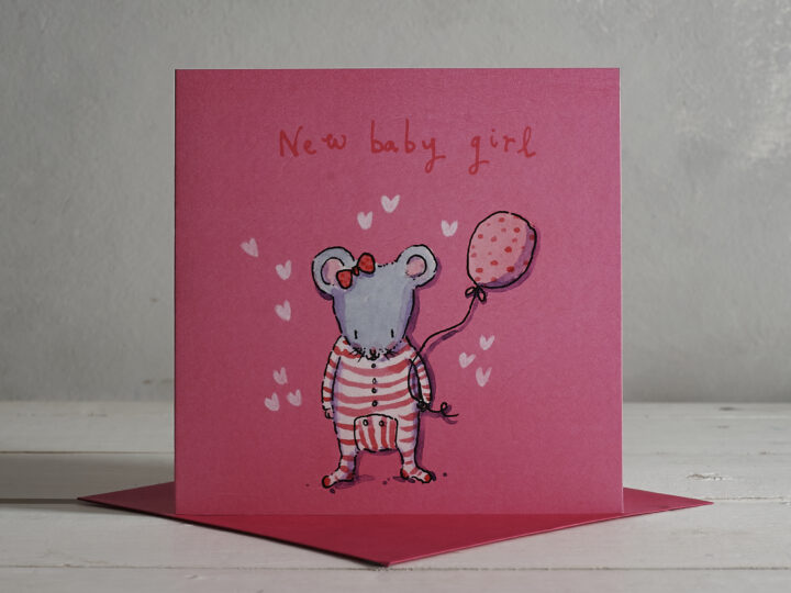 Baby Girl Greetings Card