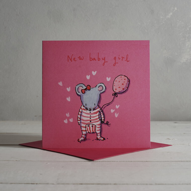 Baby Girl Greetings Card