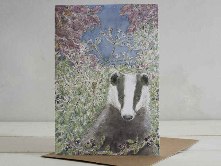 Badger Greetings Card